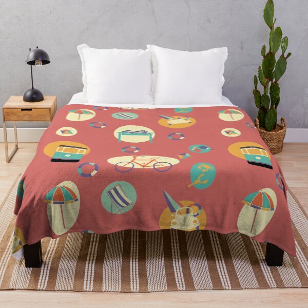 Item preview, Summer Scenes - Alexandria 1970's (reddish pink) designed and sold by Qousqoza7.