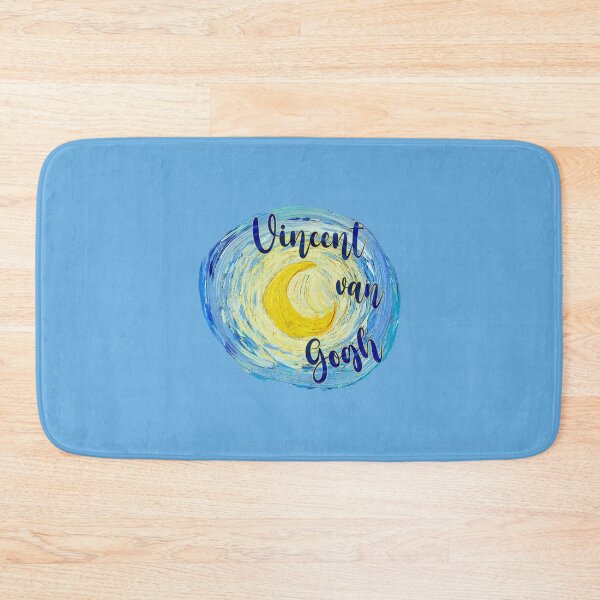 Item preview, Vincent van Gogh Typography Inside Starry Night Moon – Art Lover Design designed and sold by EmeraldeaArt.