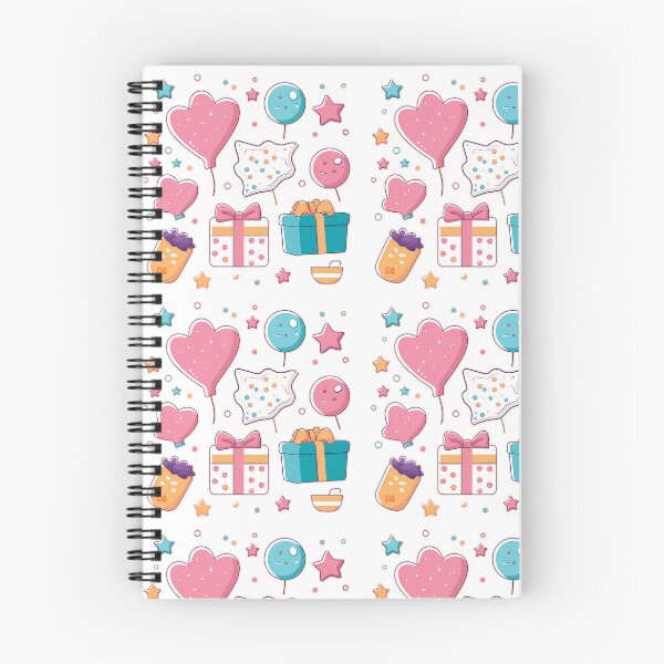 Item preview, Cute Kawaii Birthday Party Sticker Sheet Surprise Gift Balloons Graphic designed and sold by DesignArtist.ia.