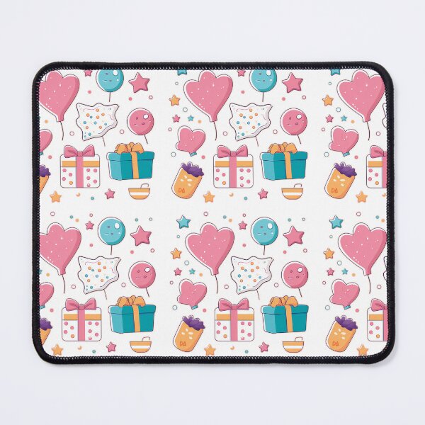 Item preview, Cute Kawaii Birthday Party Sticker Sheet Surprise Gift Balloons Graphic designed and sold by DesignArtist.ia.