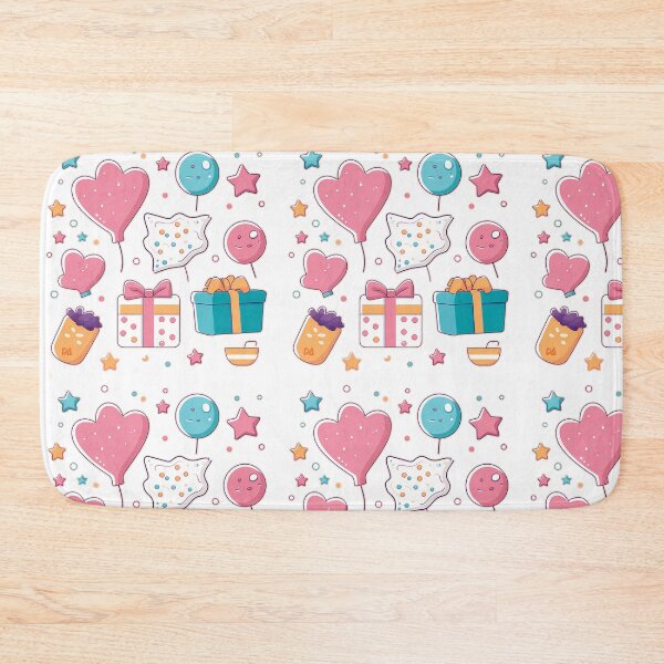 Item preview, Cute Kawaii Birthday Party Sticker Sheet Surprise Gift Balloons Graphic designed and sold by DesignArtist.ia.