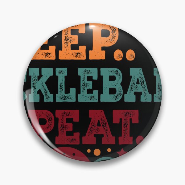 Item preview, Funny Pickleball Eat Sleep Repeat Lifestyle Pickle Ball designed and sold by smartrocket.