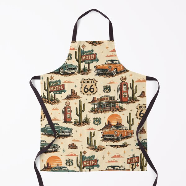 Item preview, Retro Route 66 Desert Pattern designed and sold by PamLeeDesign.