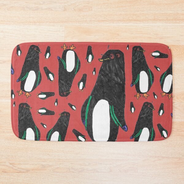Item preview, Whimsical Chubby Penguin Pipo Seamless Pattern designed and sold by nimbfeja.