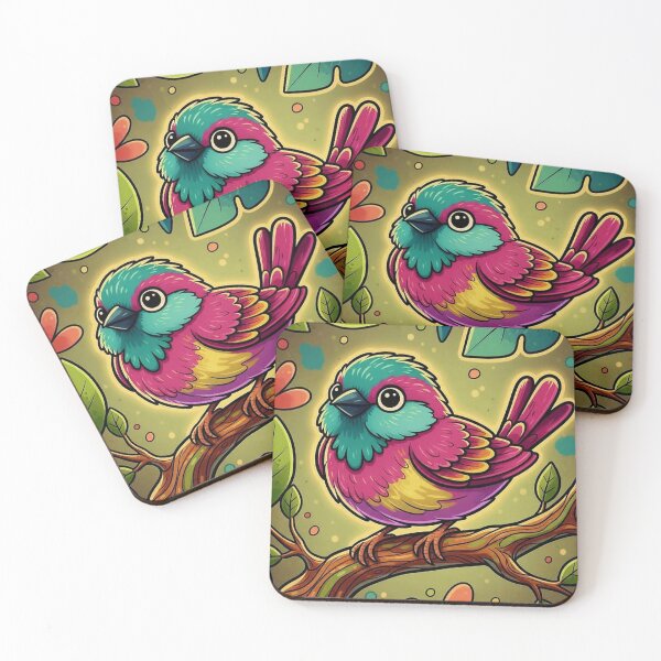 Item preview, Colorful Fantasy Bird – Whimsical Nature Design designed and sold by Dogandesighn.