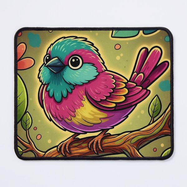 Item preview, Colorful Fantasy Bird – Whimsical Nature Design designed and sold by Dogandesighn.