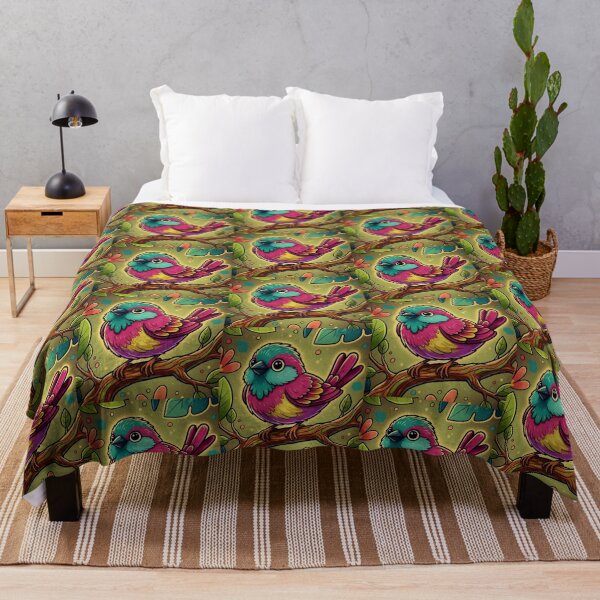 Item preview, Colorful Fantasy Bird – Whimsical Nature Design designed and sold by Dogandesighn.