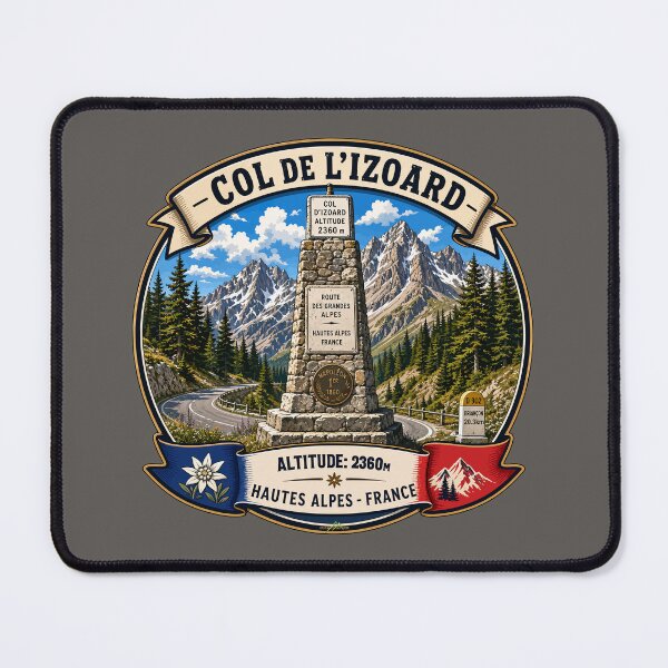 Item preview, Col d'Izoard France Sticker TShirt 05 designed and sold by OuterShellUK.
