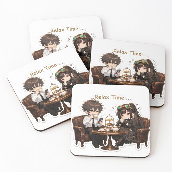Item preview, Sticker OC my novel : Relax Time ... designed and sold by Trash-Angel.