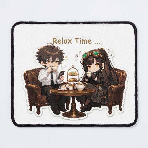 Item preview, Sticker OC my novel : Relax Time ... designed and sold by Trash-Angel.