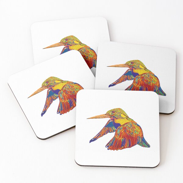 Item preview, colorful kingfisher designed and sold by Guiarte SMS.