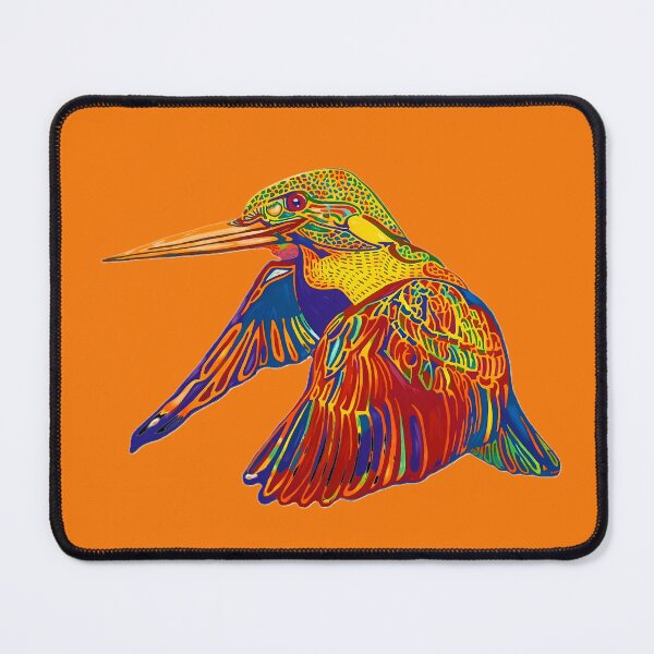Item preview, colorful kingfisher designed and sold by Guiarte SMS.