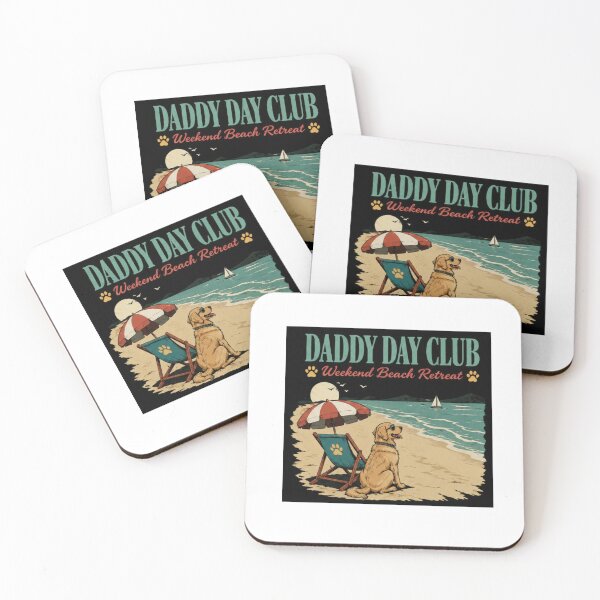 Item preview, Doggy Day Club Weekend Beach Retreat Retro Dog Summer Shirt designed and sold by PoojaArtLab.