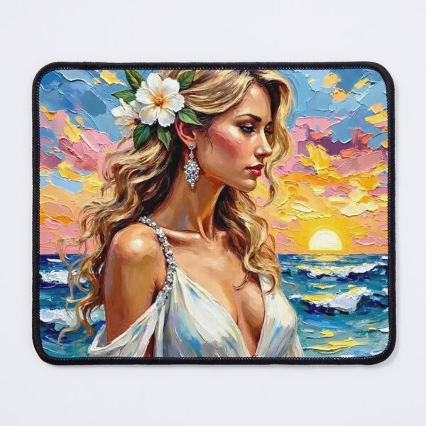 Item preview, The Diamond Bride of Twilight Shores Beach Bride Wall Art designed and sold by highvibz72.