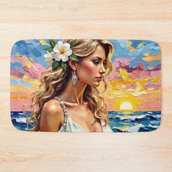 Item preview, The Diamond Bride of Twilight Shores Beach Bride Wall Art designed and sold by highvibz72.