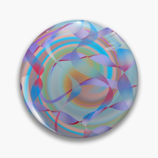 Item preview, Vibrant  whirlwind intertwining  waves abstract art. designed and sold by simplyart767.