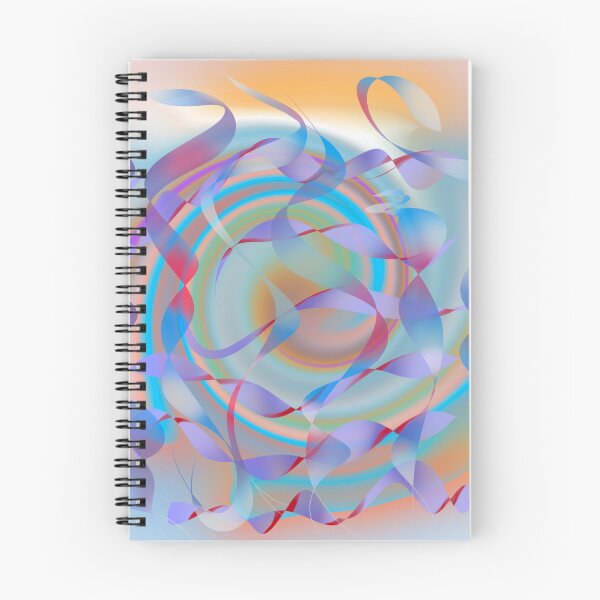 Item preview, Vibrant  whirlwind intertwining  waves abstract art. designed and sold by simplyart767.