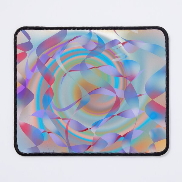 Item preview, Vibrant  whirlwind intertwining  waves abstract art. designed and sold by simplyart767.