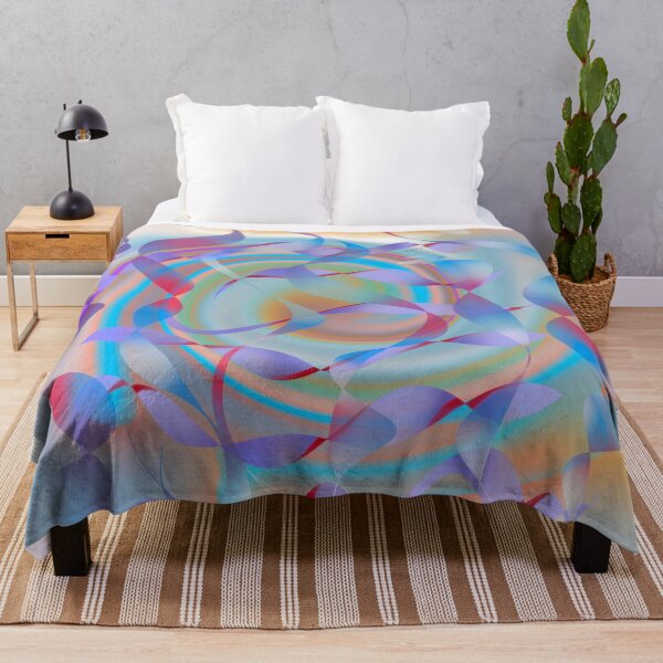 Item preview, Vibrant  whirlwind intertwining  waves abstract art. designed and sold by simplyart767.