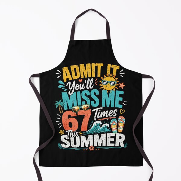 Item preview, Funny Summer Shirt Admit It You'll Miss Me 67 Times This Summer T-Shirt, Vacation Humor Gift Tee designed and sold by ELMU29.
