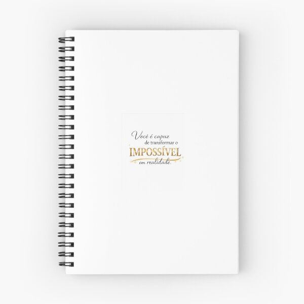 Item preview, Você é capaz de transformar o impossível em realidade Transform the Impossible into Reality Motivational Quote Inspirational Design designed and sold by MotivArtes.