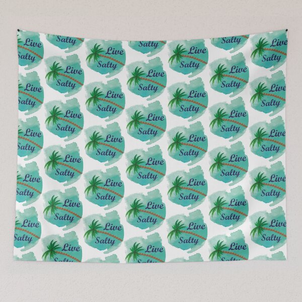 Item preview, ​Live Salty Watercolor Palm Tree Design designed and sold by Maram-ya.