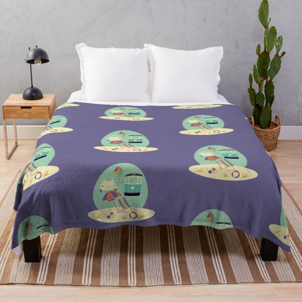 Item preview, Going to the Beach - Alexandria 1970's (blue) designed and sold by Qousqoza7.