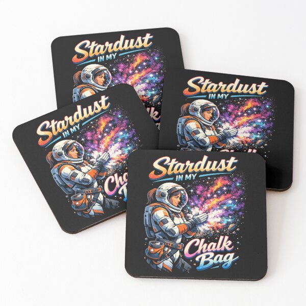 Item preview, Stardust In My Chalk Bag: Bouldering & Galaxy designed and sold by Pineapple-Tree.
