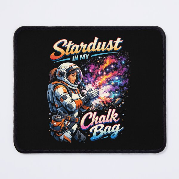 Item preview, Stardust In My Chalk Bag: Bouldering & Galaxy designed and sold by Pineapple-Tree.