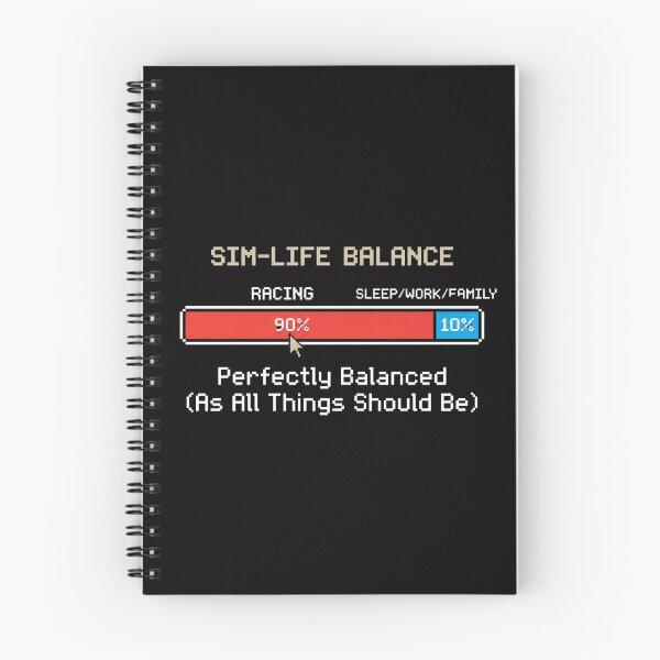 Item preview, Sim Life Balance Funny 90 Percent Racing Pixel Art Meme designed and sold by Fenay Designs.