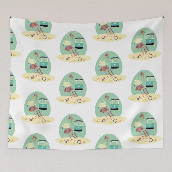 Item preview, Going to the Beach - Alexandria 1970's (egg shell) designed and sold by Qousqoza7.