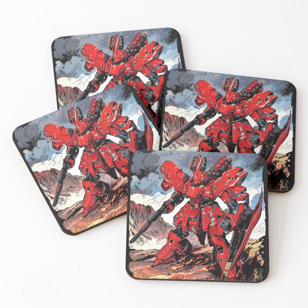Item preview, MSN-04 Sazabi RED COMET SAZABI GUNDAM comic vector illustration designed and sold by sabartgunpla.
