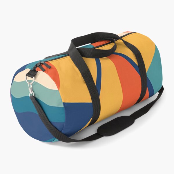 Item preview, Bold Geometric Shape Collage in Teal and Orange designed and sold by InkSmithery.