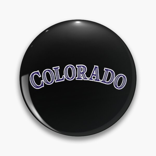 Item preview, Colorado Purple Mountains Retro Baseball Text designed and sold by samjgoddrd.