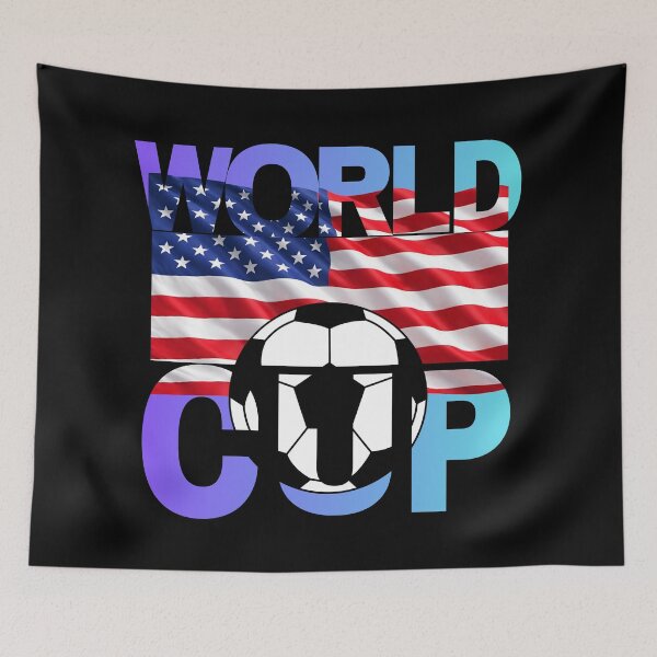 Item preview, USA Soccer World Cup Pride – American Flag Football Fan Design designed and sold by Karim-Karem.