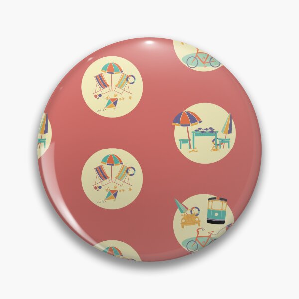 Item preview, Summer Scenes - Alexandria 1970's (reddish pink) designed and sold by Qousqoza7.
