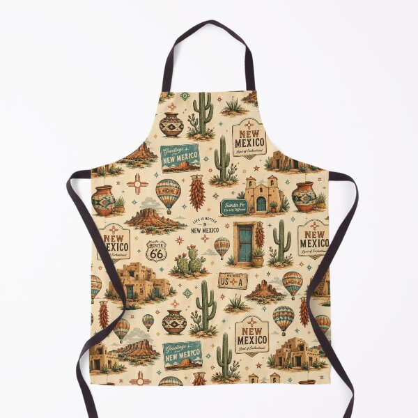 Item preview, New Mexico Travel Art Pattern  designed and sold by PamLeeDesign.
