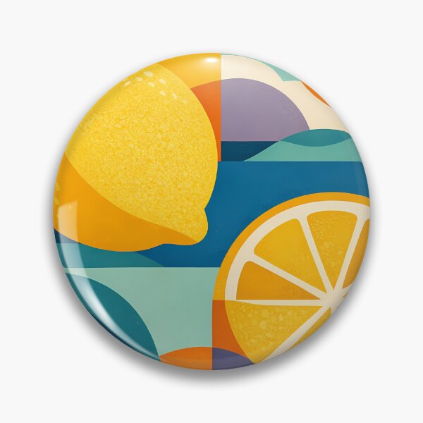 Item preview, Bold Citrus Fruit Graphic with Lemons and Oranges designed and sold by InkSmithery.