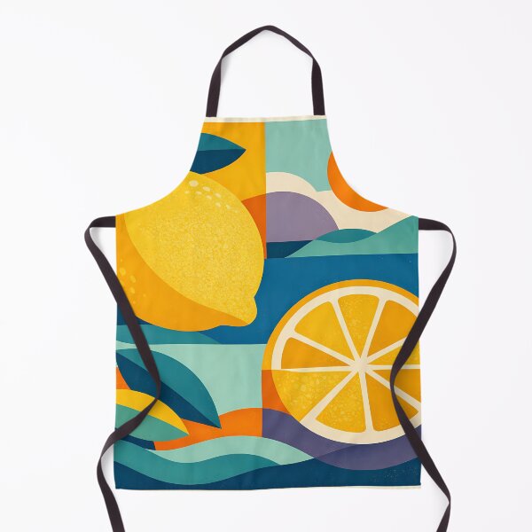 Item preview, Bold Citrus Fruit Graphic with Lemons and Oranges designed and sold by InkSmithery.