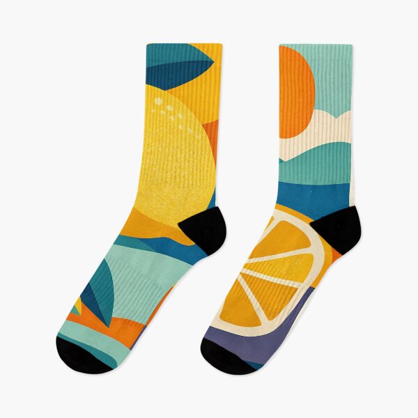 Item preview, Bold Citrus Fruit Graphic with Lemons and Oranges designed and sold by InkSmithery.