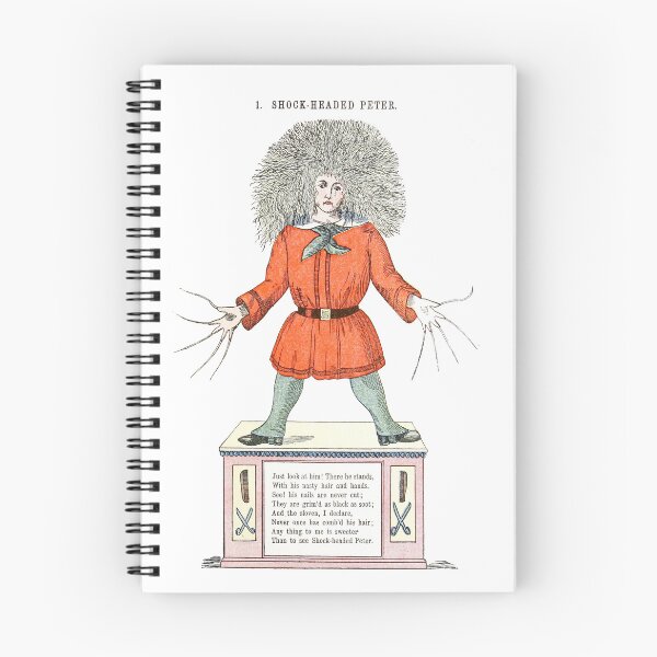 Item preview, Struwwelpeter - Vintage Victorian Illustration Shock-Headed Peter for Dark Humor Collectors designed and sold by RickE.