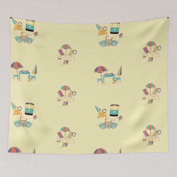 Item preview, Summer Scenes - Alexandria 1970's (egg shell) designed and sold by Qousqoza7.