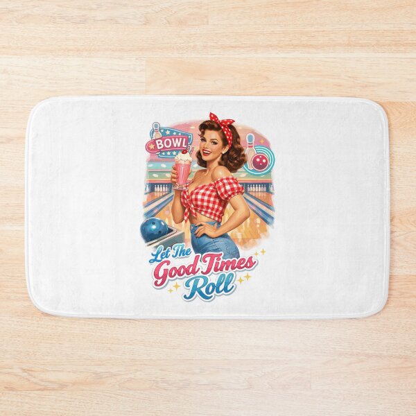 Item preview, Pin Up Lady: Let The Good Times Roll Bowling designed and sold by Pineapple-Tree.