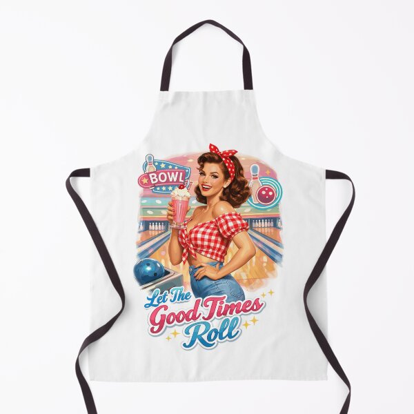 Item preview, Pin Up Lady: Let The Good Times Roll Bowling designed and sold by Pineapple-Tree.