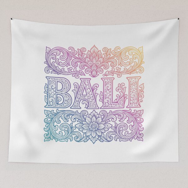 Item preview, Bali colorful rainbow gradient ornaments designed and sold by 1enchik.