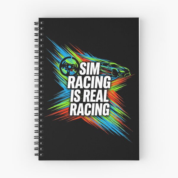 Item preview, Sim Racing Is Real Racing Colorful Streak Motorsport Graphic designed and sold by Fenay Designs.