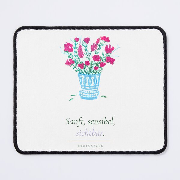 Item preview, Hand-painted sketch of a flower vase · Gentle, sensitive, visible designed and sold by EmotionsOK.