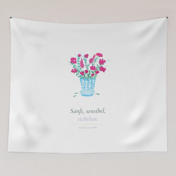 Item preview, Hand-painted sketch of a flower vase · Gentle, sensitive, visible designed and sold by EmotionsOK.