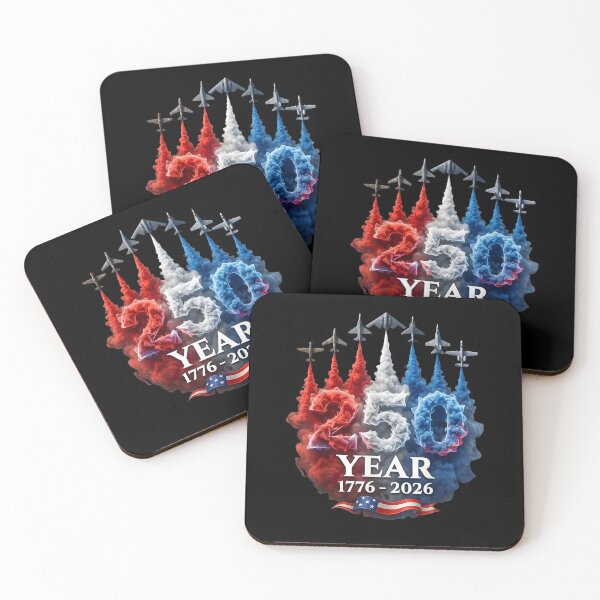 Item preview, 250 Years American 250th USA 1776-2026 Patriotic Jets  America designed and sold by KAWKAW-DRHM.