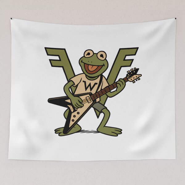 Item preview, Kermit the Frog X Weezer designed and sold by ClaireBuckrid.